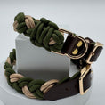Indlæs billede i gallerifremviser, Håndflettet paracord halsbånd