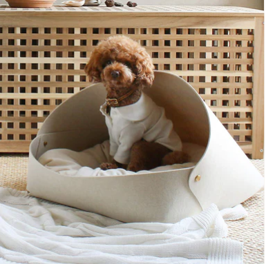 Følt Hunde/Kattehus Seng