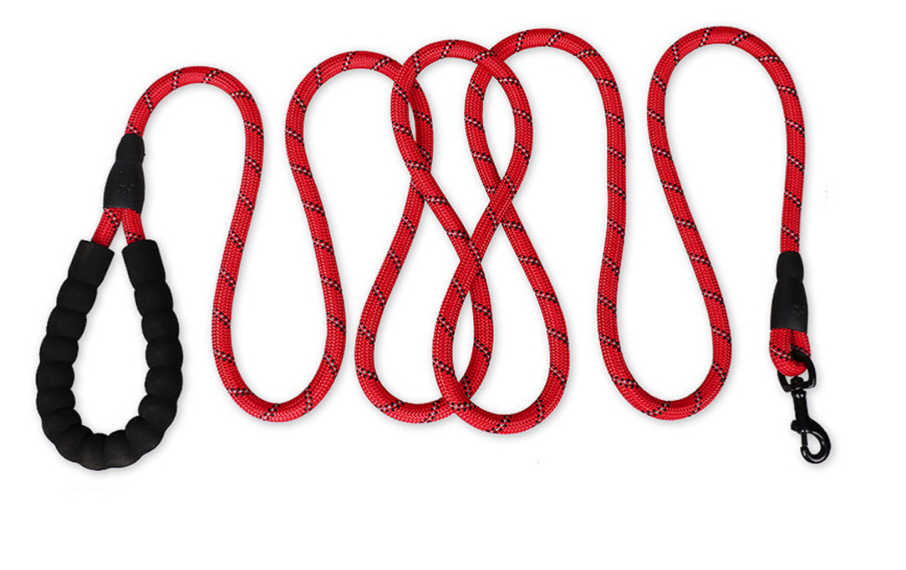 Paracord/Klatrereb Hundesnpor/line - Foam Håndtag for Komfort