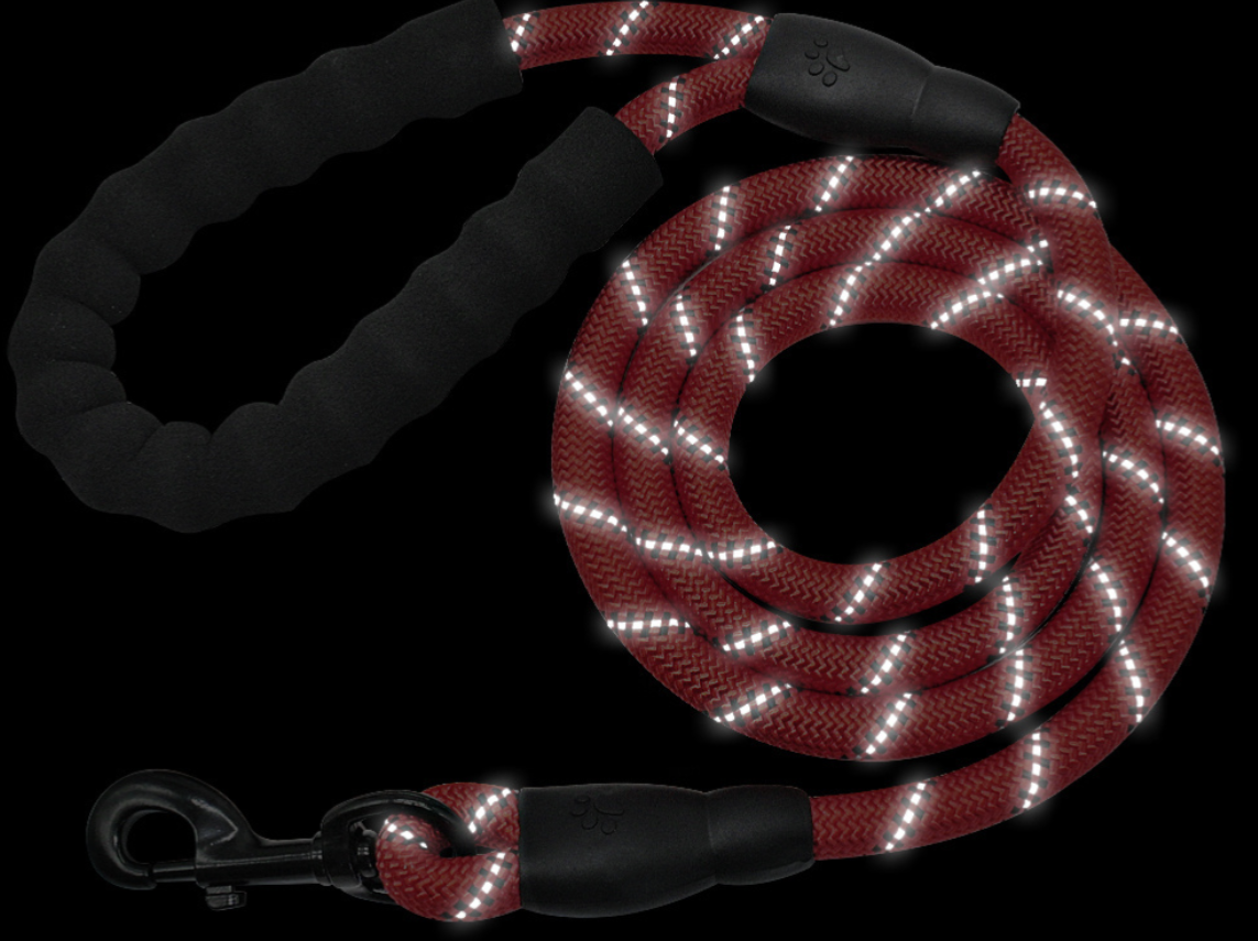 Paracord/Klatrereb Hundesnpor/line - Foam Håndtag for Komfort