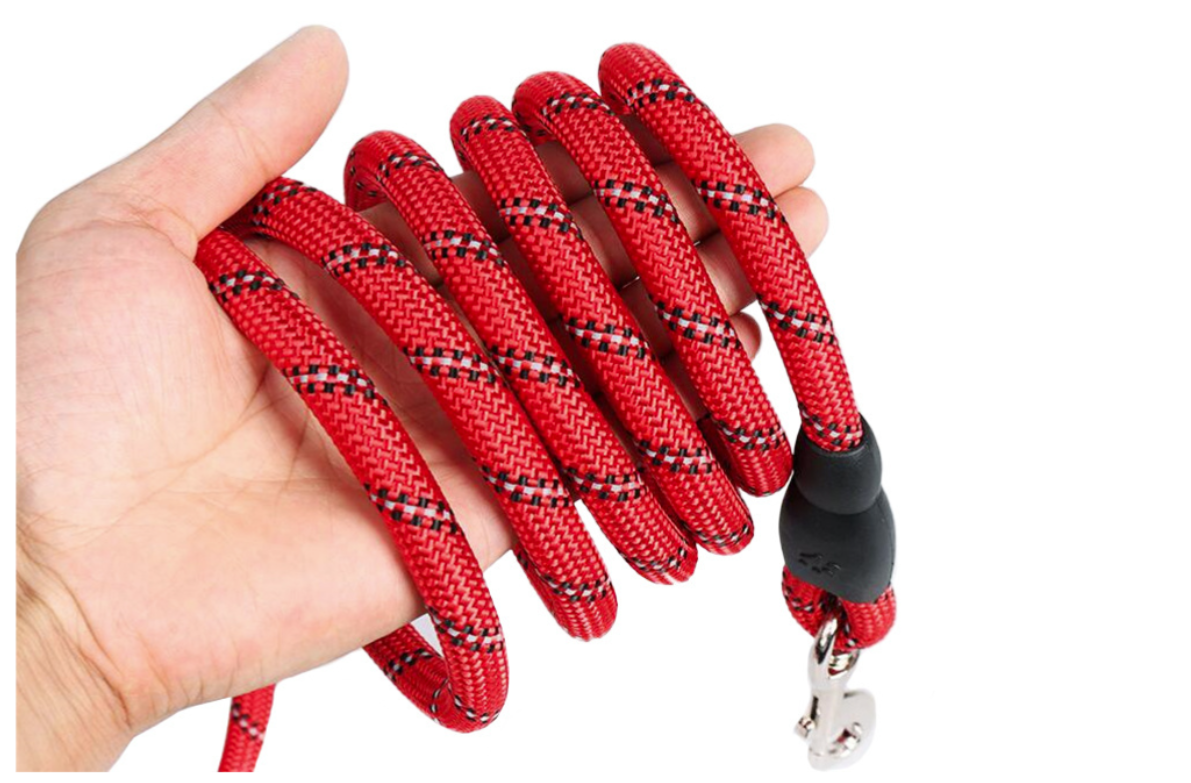 Paracord/Klatrereb Hundesnpor/line - Foam Håndtag for Komfort